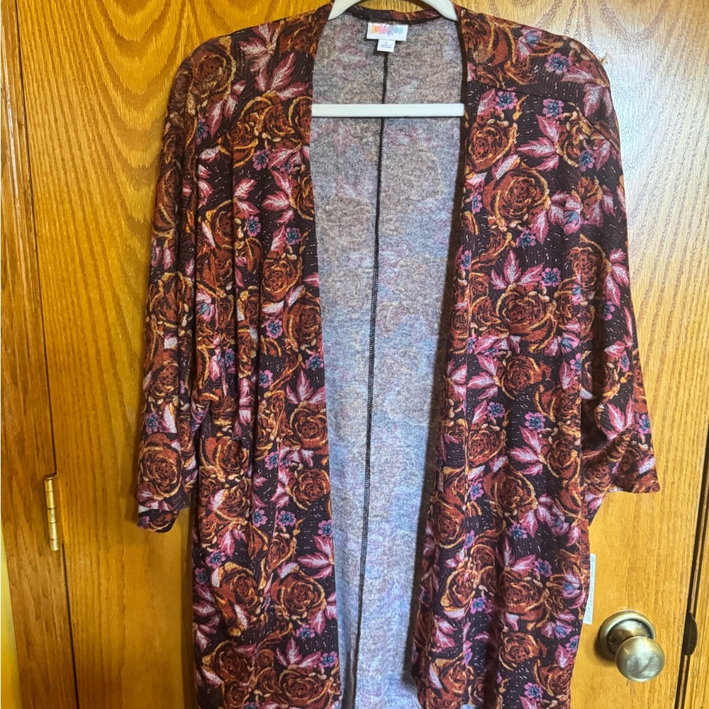 LuLaRoe Multicolor Floral Cardigan